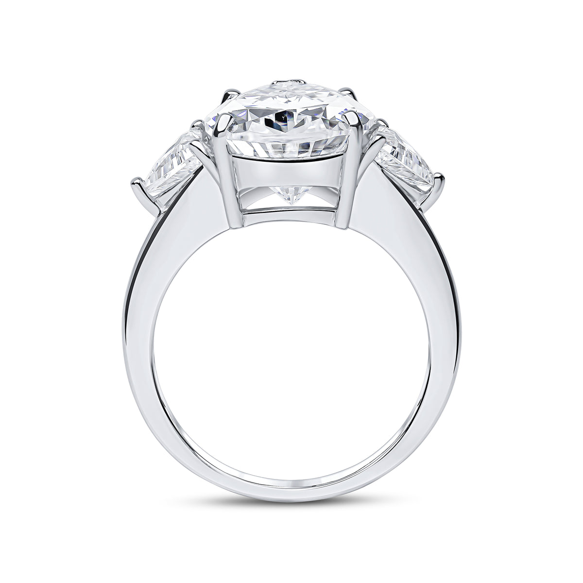 Monica Ring in Silver Gemstone