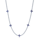 Flo Necklace (Sapphire)