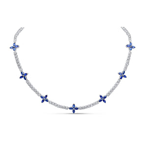 Flo Necklace (Sapphire 16")