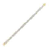 Delta Bracelet (All-White/Gold)