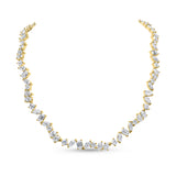 Delta Necklace (White/Gold)