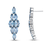 Demi Earrings (Aqua)