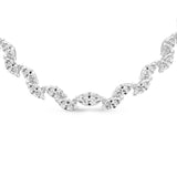 Demeter Necklace (All-White/Rhodium)
