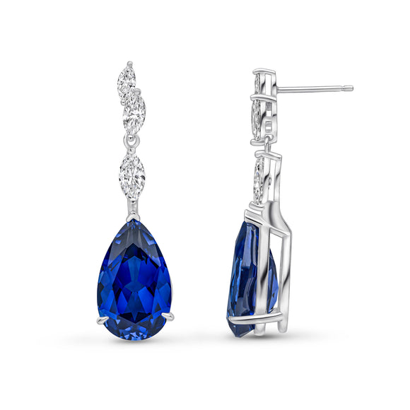 Emily Earrings (Sapphire)