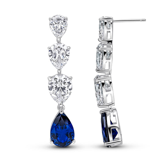 Genie Earrings (Sapphire)