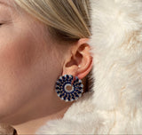 Marie Earrings (Sapphire)