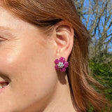 Rhoda Earrings (Ruby)