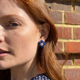 Rhoda Earrings (Sapphire)