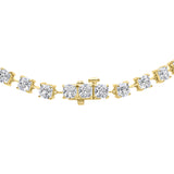 Imelda Necklace (All-White/Gold)