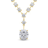 Imelda Necklace (All-White/Gold)