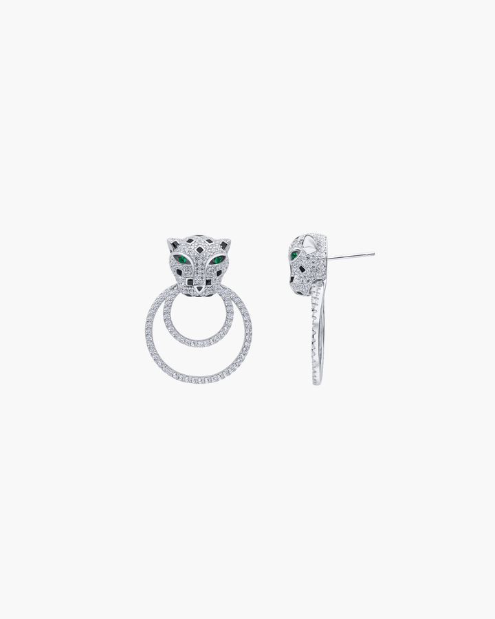 Panther Drop Earrings