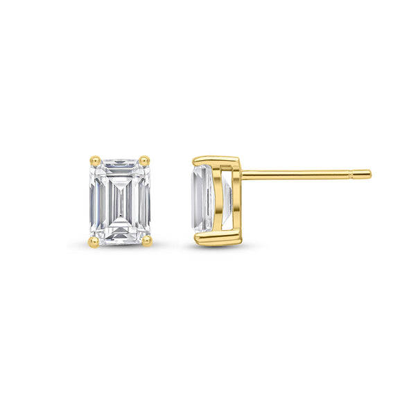 Savoy Earrings (White/Gold)