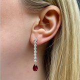 Maddy Earrings (Ruby)