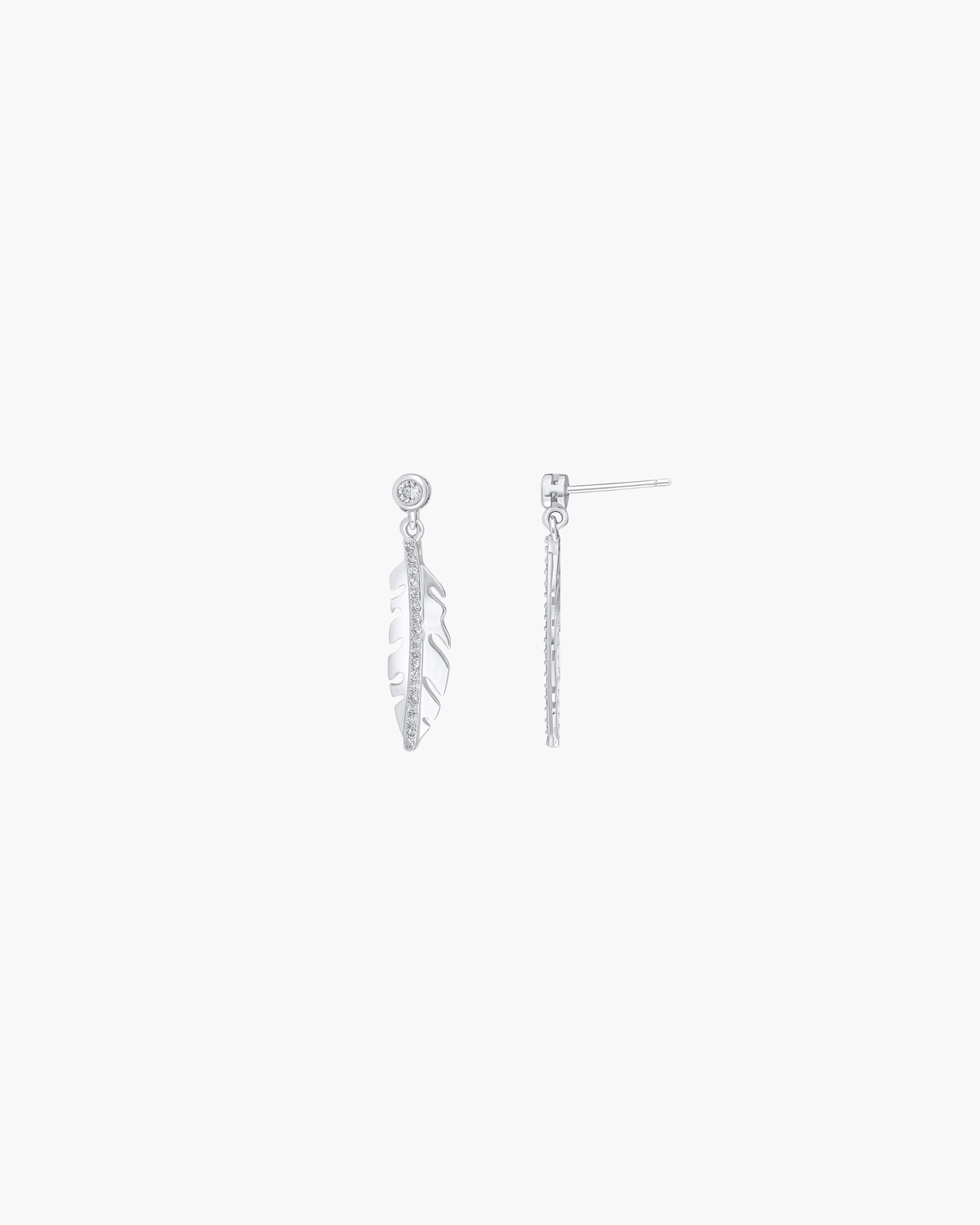Small Feather Earrings