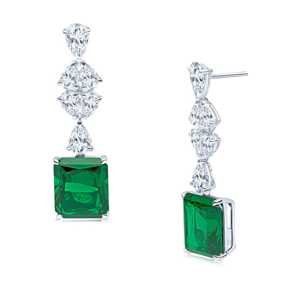 Rea Earrings (Emerald)