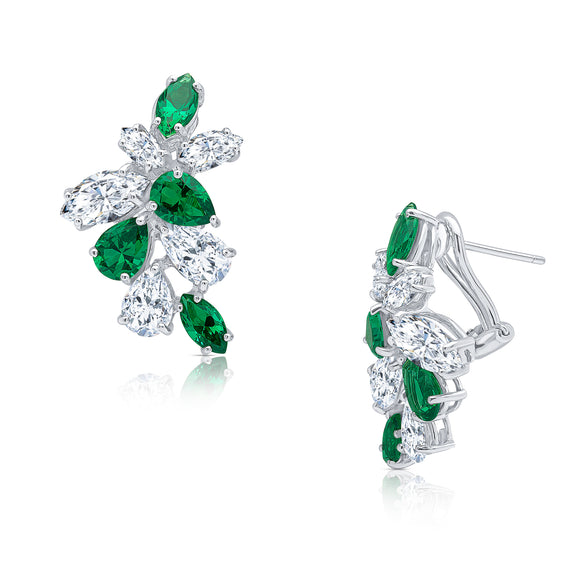 Mayfair Earrings (Emerald)