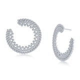 Latifah Earrings (Rhodium)