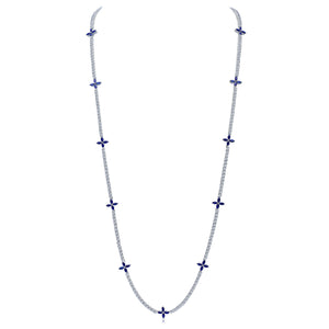 Flo Necklace (Sapphire)