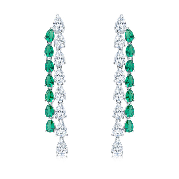 Sapphira Earrings (Emerald)