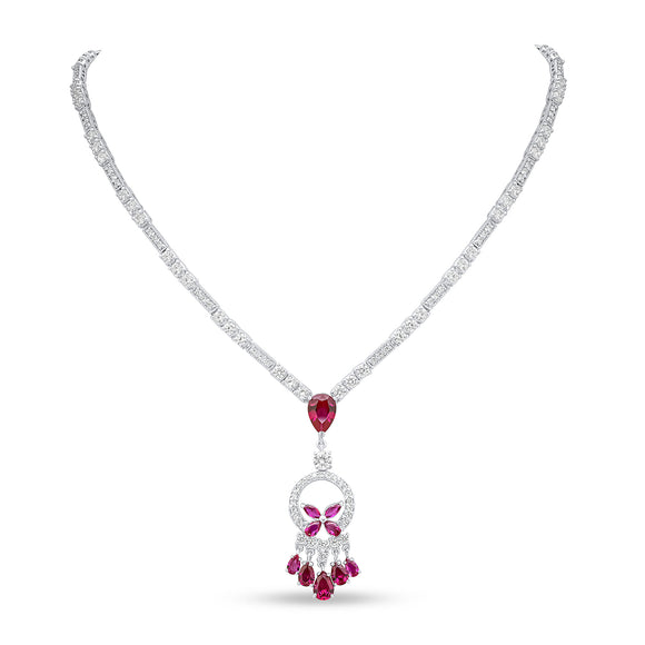 Astra Necklace (Ruby)