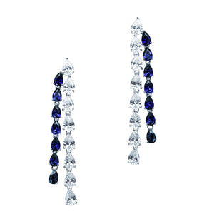 Sapphira Earrings (Sapphire) – C I R O