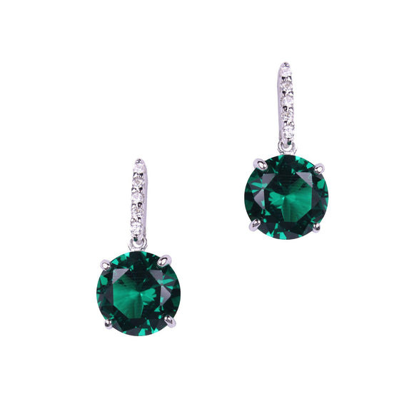 Eurydice Earrings (Emerald)