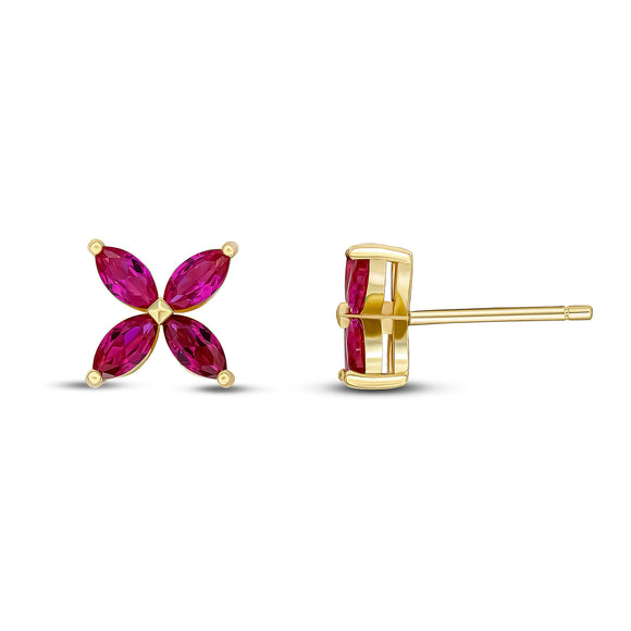 Ruby Flo Flo Earrings (Ruby) – C I R O