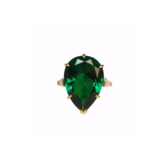 Geneva Ring (Emerald/Gold)