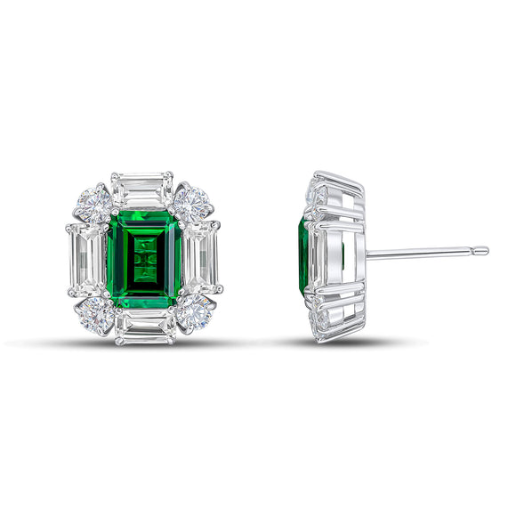 Gillian Earrings (Emerald)