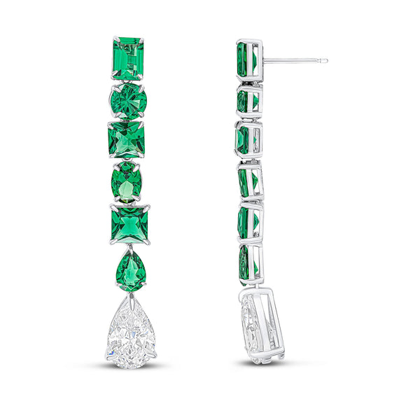 Harper Earrings (Emerald)
