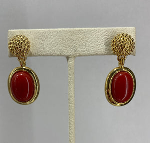 Kimberly Earrings (Red)