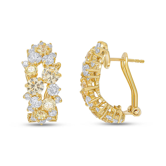 Livia Earrings (Canary/Gold)