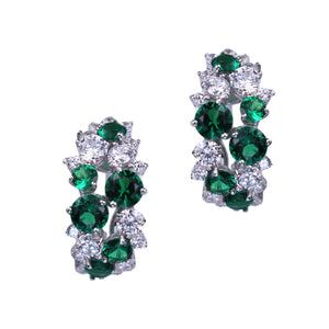 Livia Earrings (Emerald)