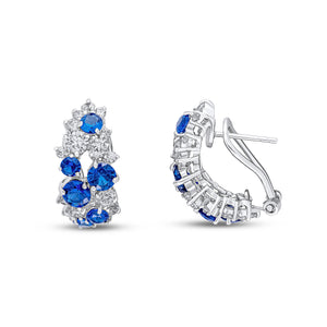 Livia Earrings (Sapphire)