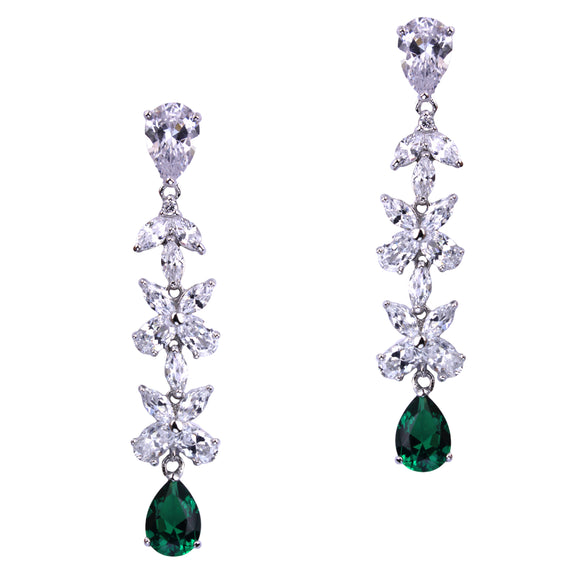 Lucinda Earrings (Emerald)