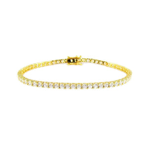 Martina Tennis Bracelet (Gold)