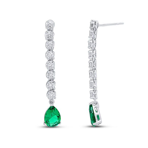 Maddy Earrings (Emerald)