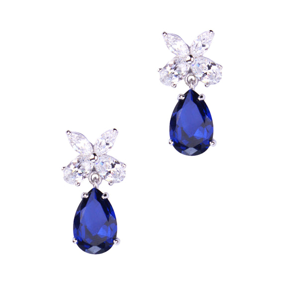 Ophelia Earrings (Sapphire)