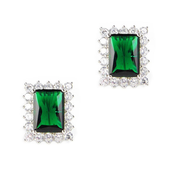 Keira Earrings (Emerald)